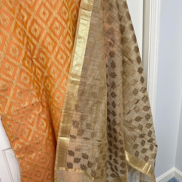 Sale‼️Rust Ikat Salwaar Kameez in 26” made of pure cotton with a lovely dupatta. - Picture 14 of 16